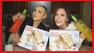 Making Gingerbread Houses *DRUNK*