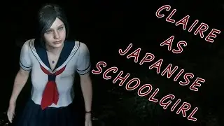 Resident Evil 2 Claire Redfield as Japanese Schoolgirl Mod