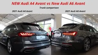 New Audi A4 Avant vs New Audi A6 Avant - Trunk comparison by Supergimm