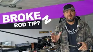 Broken Rod Tip? Dont Send It Back.. FIX IT!!