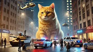AI Cute Cat Kitty Meow Story&middot;Cute Cat Becomes A Giant