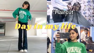 *Short Haircut Vlog, Shopping,  I TRIED SPICY NOODLES Challenge (it wasn't that spicy lol)