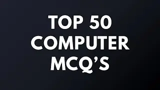 50 Most Important Computer MCQ Questions | Competitive Exams | Computer Basics Quiz #ComputerBasics