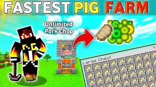 MINECRAFT: EASY PIG FARM IN MINECRAFT 1.19😱|| (POCKET 
