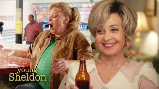 Meemaw Makes a Splash with Brenda | Young Sheldon