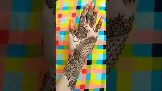 Simple Mehndi Design🤗#simplemehndi #art #mehndi #youtubeshorts