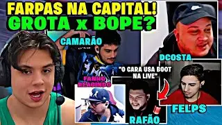 Polemica😱FARPAS NA CAPITAL GROTA vs BOPE?🚨FANHO REAGINDO AS TR3T@ 