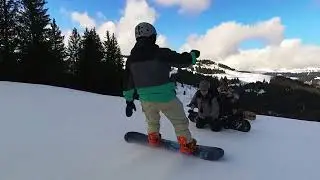 Snowboarding in Morzine 2025