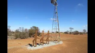 lake brown pope hill mechanical windmill