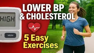 5 Simple Exercises to Naturally Lower Blood Pressure & Cholesterol