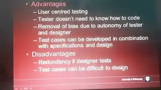 Black box testing