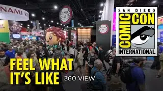 Feel What It's Like to be at the San Diego Comic Con 2024 with 360 View #sandiegocomiccon2024