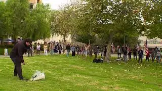 Charlie Kirk vigil at California State University San Marcos
