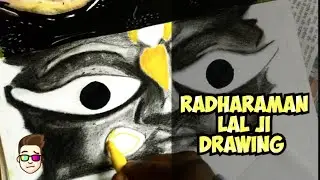 Radharaman lal ji eyes drawing || Eyes drawing. Easy drawing