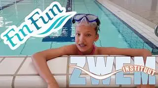 Unboxing Fin Fun Mermaid / Zeemeerminstaart + uittesten in  het zwembad !!!
