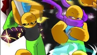 TSB fights! Part 2(Destructive Cyborg and deadly ninja)