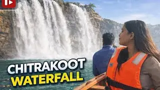 Chitrakoot Waterfall Boating 😍💦 | India ka Niagara | Bastar Chhattisgarh Vlog 