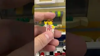 Awesome LEGO&reg; Minifigure in my brick city 🤩🥳