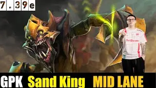 GPK [Sand King] MID 7.39e - DOTA 2 HIGHEST MMR MATCH#dota2   #dota2gameplay  #gpk