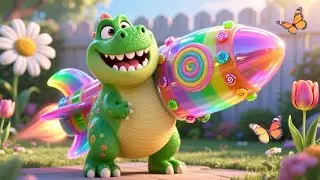 Dino Dexter and the Jelly Rocket | Fun Adventure Song for Kids | Nursery Rhymes & Songs for Children