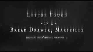 The Bread Remembers | A Found Horror Confession from Wartime Marseille - Part I
