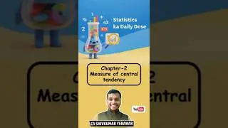 Statistics | Tendency | Concept - Dispersion | CA Shivkumar Yerawar #foundationcourse #statistics