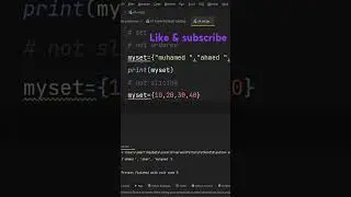 Slicing in python #shorts #shortvideo #subscribe #shortsfeed