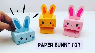 Paper Rabbit Toy Craft / Make Rabbit With Paper / Paper Craft / Easy Paper Rabbit / paper toy