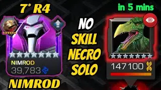 7🌟 R4 NIMGOD Solos Necropolis Sauron in 5 mins | MCOC