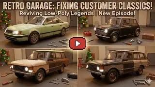 I Fixed 4 DESTROYED Classic Cars In One Episode!
