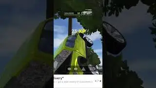 Beam drive crashes original 3d yellow color car #shortvideo