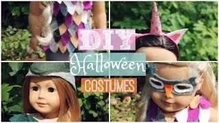 DIY HALLOWEEN COSTUMES! | DIY No-Sew American Girl Halloween Costumes 2016