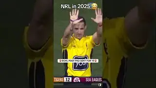 NRL in 2025 with the Binnings! #nrl #rugby #rugbyleague #yellowcard #funny #joke #referee #sports