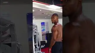 Witness the Body of a Muscular Black Man #shortsfeed