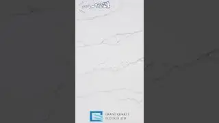 GQ T221 - quartz stone slab is very suitable as a kitchen countertop surface material #calacatta