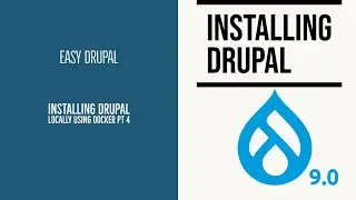 Install Drupal Locally on Docker - connecting to DB and running Drupal Install