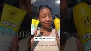 Good thing we have a kids SPF!😉 #blackgirlsunscreen #sunscreenspray #sunscreenforsensitiveskin