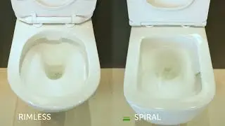 Rimless vs Spiral Flush