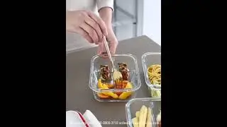 High borosilicate glass crisper Freezer Containers Bento Box