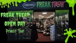 FREAK TREAT Opening Day! Burtons New Horror & Pop Culture Shop! Private Tour