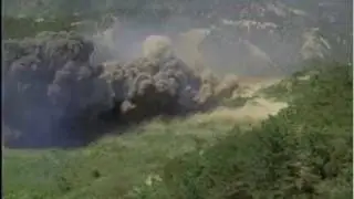 M58 Mine Clearing Line Charge (MICLIC) - Live Fire -  Rodriguez Range South Korea - Huge Explosion
