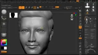 Zbrush beginner Basics | Human Face Sculpting #Zbrush Basics