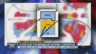Michigan delegates at Republican National Convention