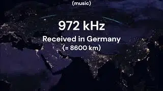 Medium Wave DX: HLCA KBS South Korea (972 kHz) received in Germany