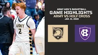 Army vs. Holy Cross Men's Basketball Game Highlights
