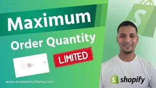 How to Add Maximum Order Quantity Limit Rule in Shopify 🚫 Limit Maximum Items Per Cart ✅ Simple
