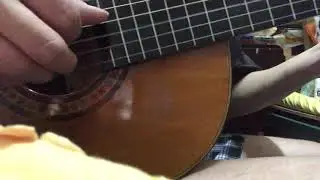 Moon river on handmade Aria guitar Ac30 year 1975