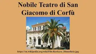Nobile Teatro di San Giacomo di Corf&ugrave;