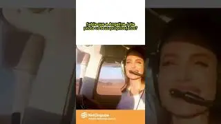 Angelina pilota seus jatos
