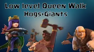 Th9 Queen Walk with Low Level Queen | Hog Attack Clash of Clans